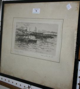 A Banffshire Harbour by Colin Hunter