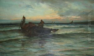 Gathering Kelp by Colin Hunter