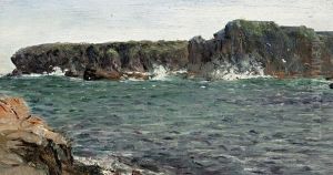 Evening - Dunnottar Castle by George Sherwood Hunter
