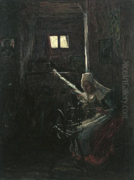 The Spinning Wheel, Brittany - view 1