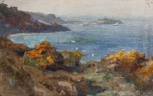 View Of St Ives Bay by George Sherwood Hunter