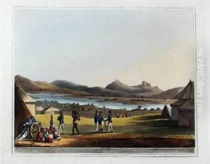The Royal Artillery Encampment, Arcot by Hunter, Lieutenant James
