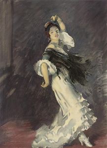 The Flamenco Dancer by John Young Hunter