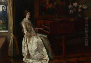 In The Music Room by Mary Ethel Young Hunter