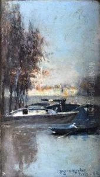 Lock Gates On The Seine - view 1