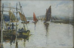 Fishing Boats In Harbour by Mason Hunter