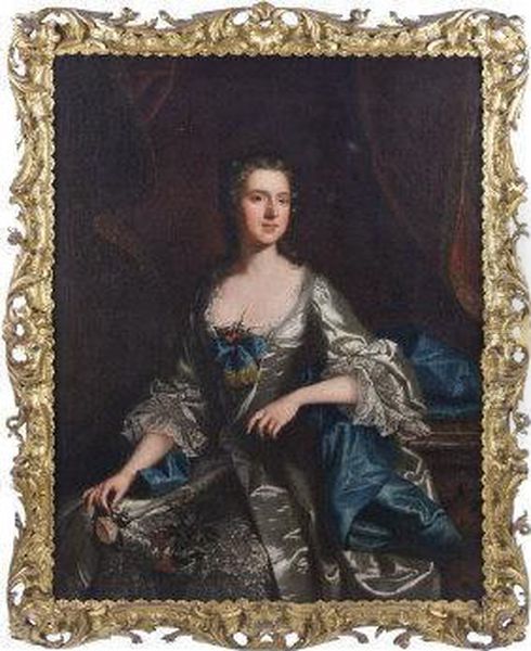 Portrait Of Frances, Daughter Of Sir Henry King And Sister Of Edward 1st Earl Of Kingston - view 1