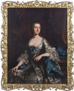 Portrait Of Frances, Daughter Of Sir Henry King And Sister Of Edward 1st Earl Of Kingston by Robert Hunter