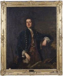 Portrait Most Likely To Be William Stewart Of Killymoon Married To Isabella King by Robert Hunter