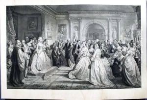 Title: Lady Washington's Reception by Daniel Huntington