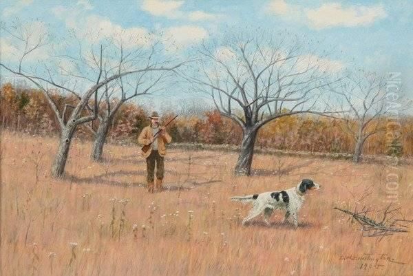 Hunter With Dog - view 1