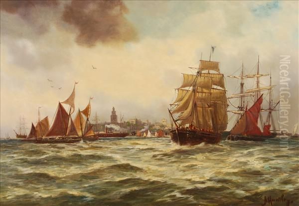 Vessels Off The Coast - view 1