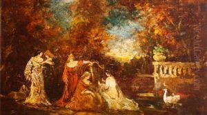 Ladies In A Garden
