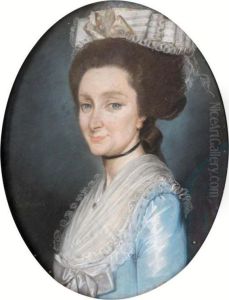 Portrait Of Edith Monroe; Portrait Of Jane Monroe by Jacques Gabriel Huquier