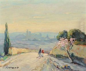 Vue D'avignon by Joseph Hurard
