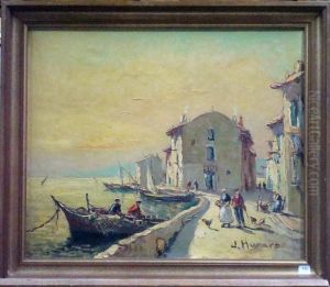 Le Chapeau De Gendarme Le Soir Aux Martigues by Joseph Hurard