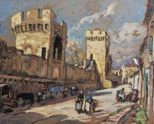 Les Remparts D'avignon by Joseph Hurard