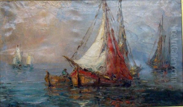 Voiliers En Mer - view 1