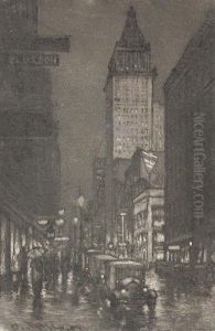 Etching by Edward Timothy Hurley