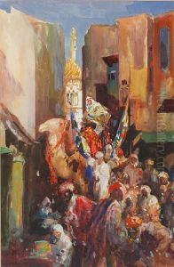 A Middle Eastern Procession by Hal Hurst