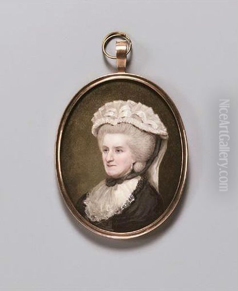 A Miniature Of A Lady, Probably Elizabeth, Lady Milbanke - view 1