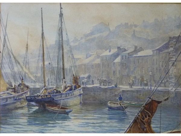 Fishing Boats By A Quay - view 1