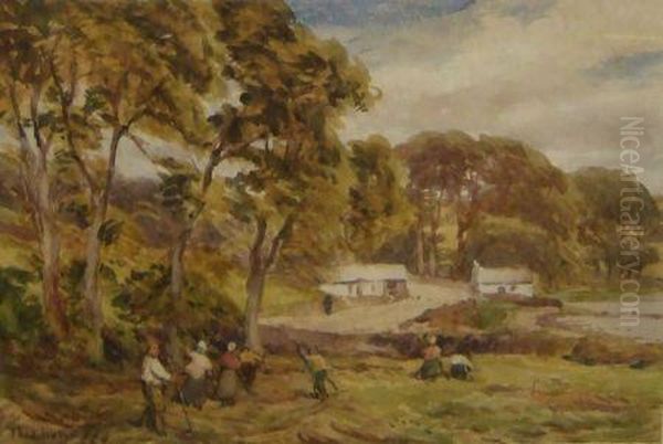 Haymaking At Ross Carberry - view 1