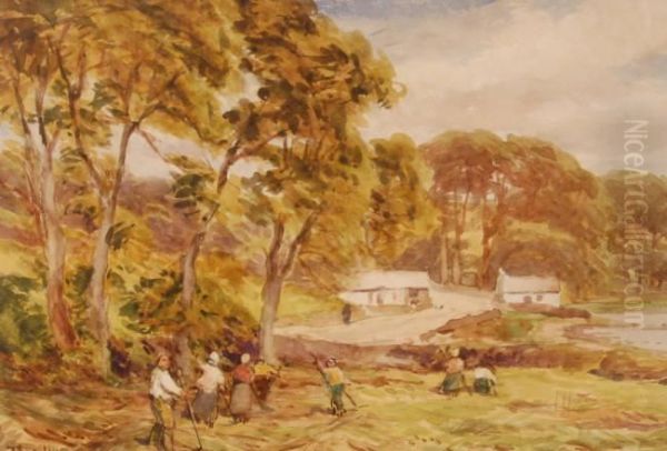 Haymaking At Rosscarberry - view 1