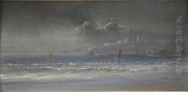 Kuste Mit Segelbooten - view 1