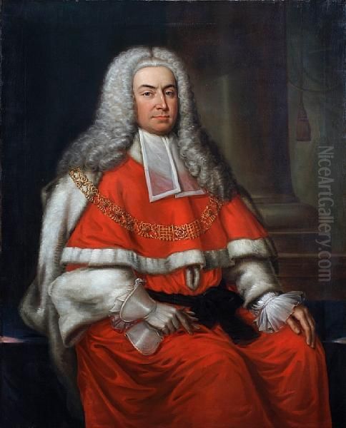 A Portrait Of Sir William Yorke,three-quarter-length - view 1