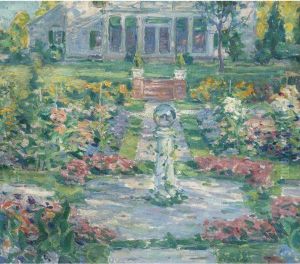 New England Garden by Frank Townsend Hutchens