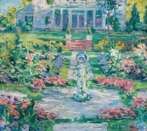 "new England Garden" by Frank Townsend Hutchens