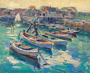 Pigeon Cove by Frank Townsend Hutchens