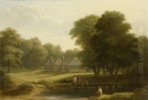Landscape With Three Figures And A Donkey