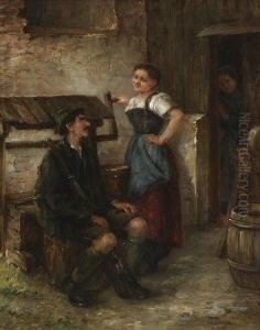Jager Und Magd by Arthur Hutschenreuter