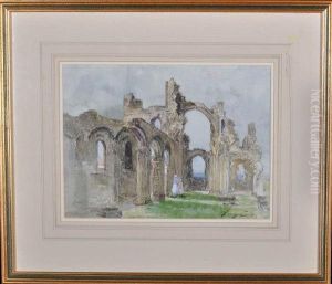 Whitby Abbey by Thomas Swift Hutton