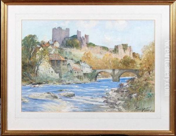 Richmond Castle From The River - view 1