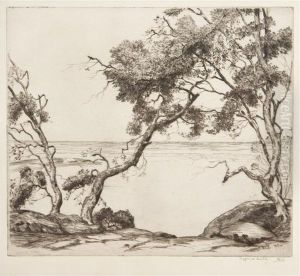 Coastal Trees by Alfred Heber Hutty