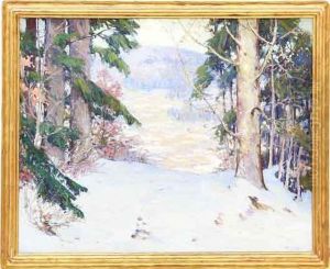 Snow Scene by Alfred Heber Hutty