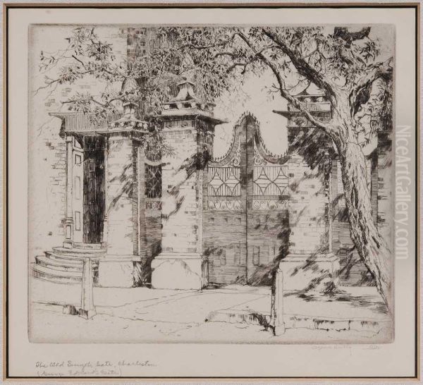 The Old Smyth Gate, Charleston (george Edwards Gate) - view 1