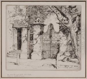 The Old Smyth Gate, Charleston (george Edwards Gate) by Alfred Heber Hutty
