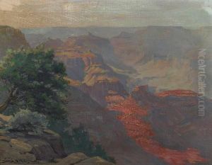 Grand Canyon At Dusk