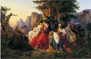 Der Barde Vor Der Konigsfamilie (the Bard Before The Royal Family)