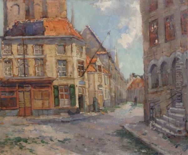 City View With Figure - view 1