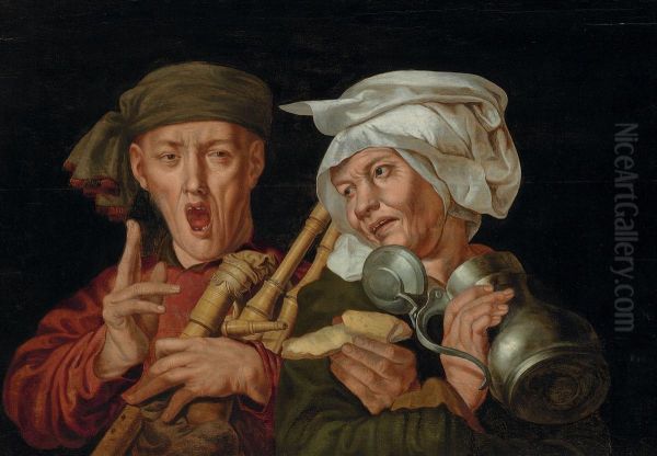 The Bagpipe Player - view 1