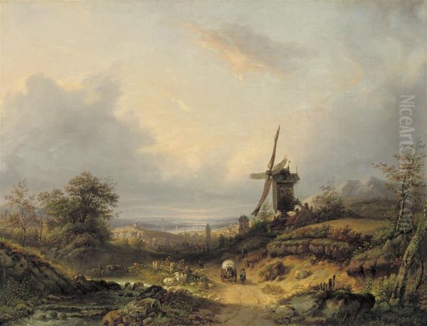 On The Outskirts Of A Rhenish Town - view 1