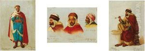 Portrait De Ahmed Ben-allel Dit Bel-haadj by Jan Baptist Huysmans