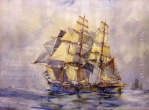 Shipping Becalmed by William Hyams