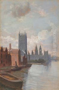 Westminster Palace From Lambeth Bridge