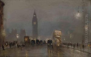 Big Ben Over Westminster Bridge